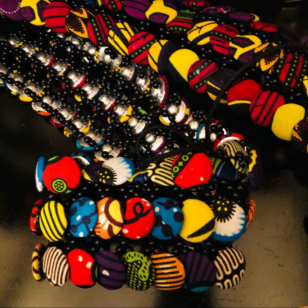 Authentic African Button Belt - Picture 2 of 15